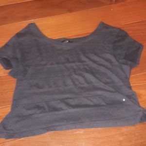 Black crop top